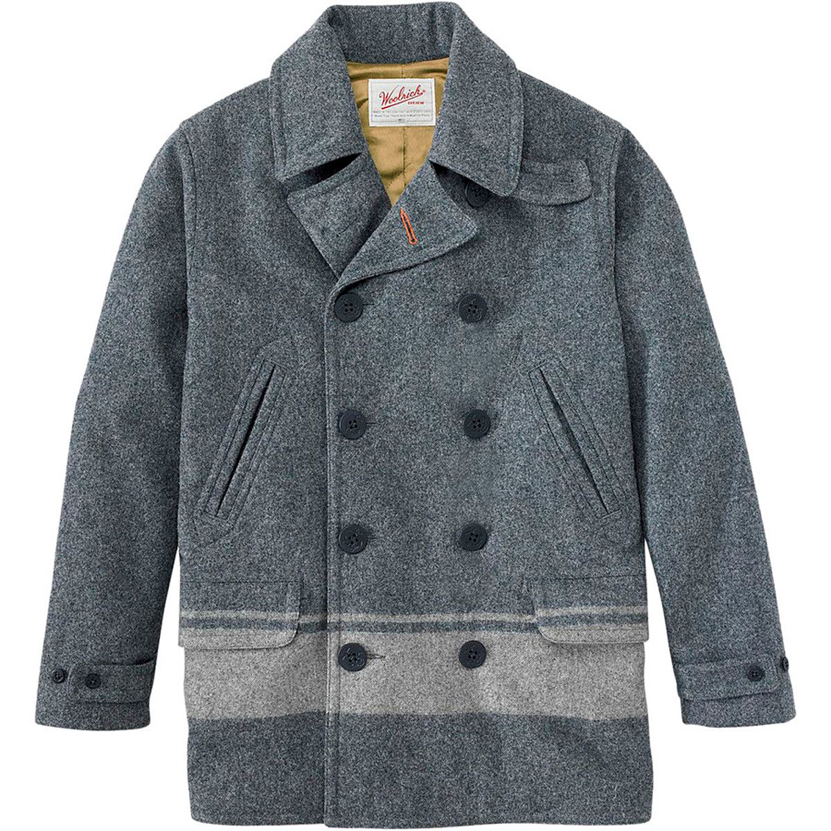 Woolrich Dock Worker Pea Coat Men's eBay