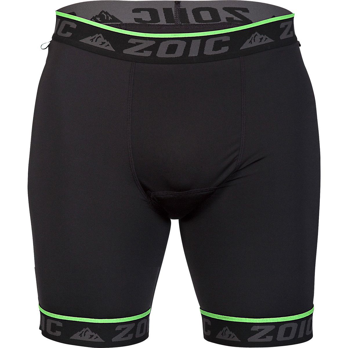 ZOIC Carbon Liner Shorts Men's Black/Green, M Shop Your Way Online
