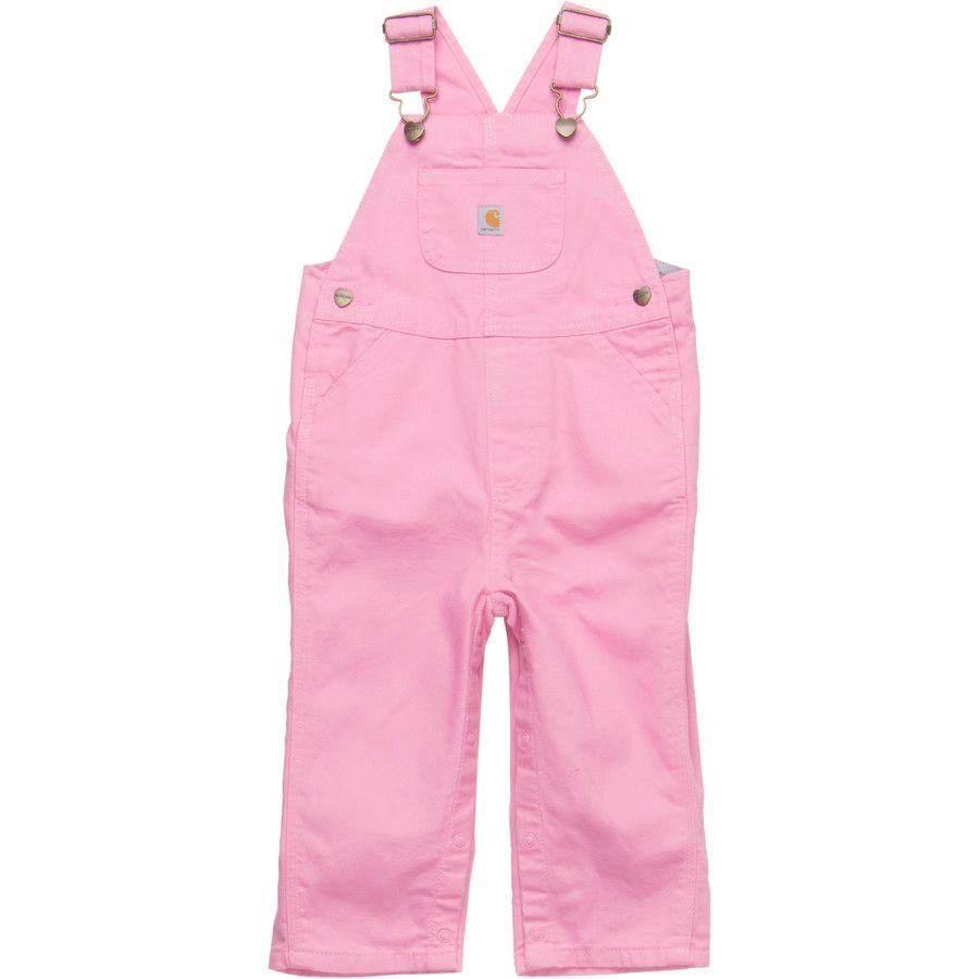 Carhartt Washed Microsanded Canvas Bib Overalls Infant Girls'