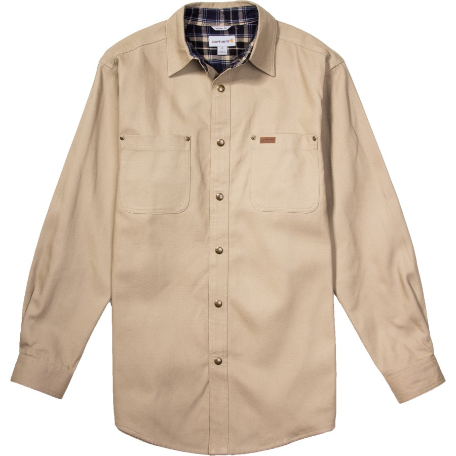 carhart flannel lined shirt