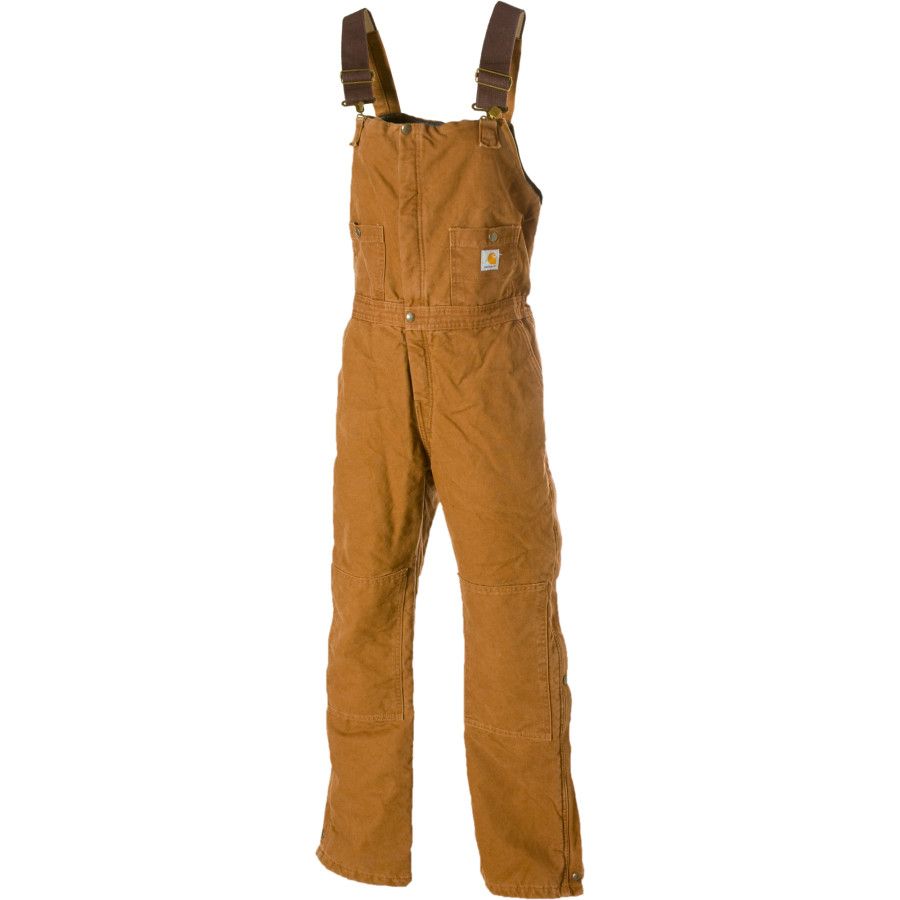 Carhartt Sandstone Quilt Lined Bib Overall Women's