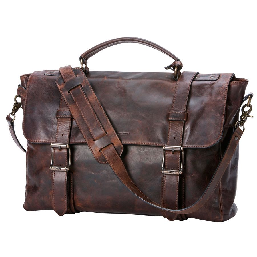 Frye Logan Flap Briefcase Tote Bags
