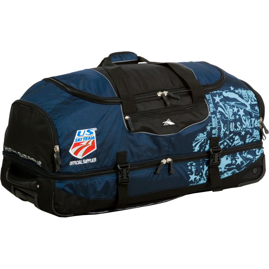 High Sierra US Ski Team DropBottom Wheeled Duffel Bag