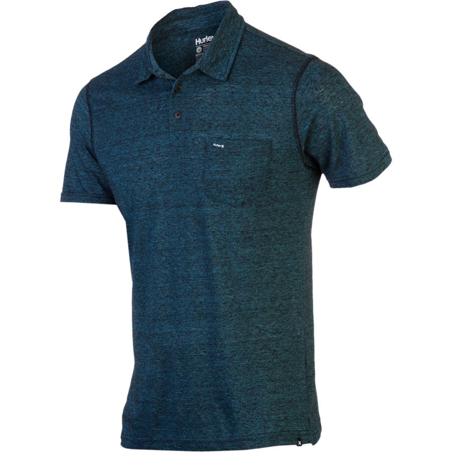 hurley long sleeve polo