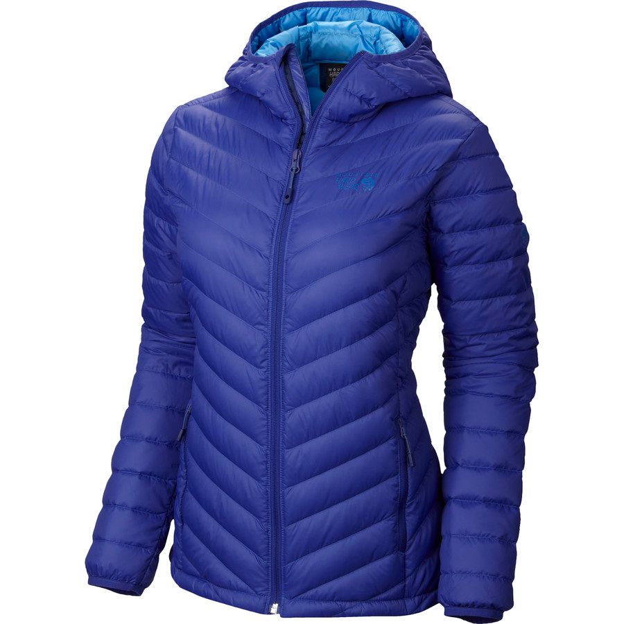 mountain hardwear women's micro ratio hooded down jacket