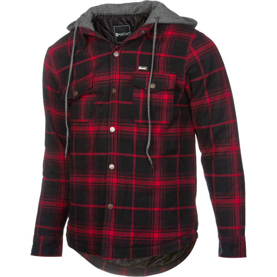 Matix Sleepy Quilted Flannel Shirt LongSleeve Men's