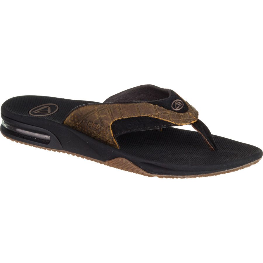 Reef Leather Fanning Flip Flops - Men's | Backcountry Reef Leather Fanning Flip Flops - Men's | Backcountry