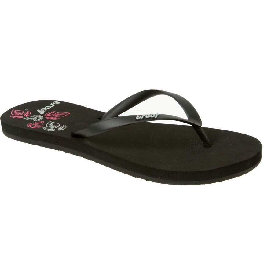 reef leopard flip flops