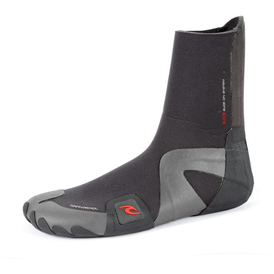 Calzari In Neoprene RIP Curl Dawn Patrol 3mm – Per Surf Invernale, Alluce Separato, Elastico E Caldo