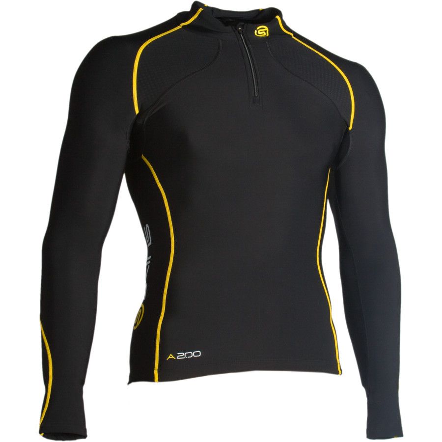 SKINS A200 Thermal ZipNeck Base Layer Top LongSleeve Men's