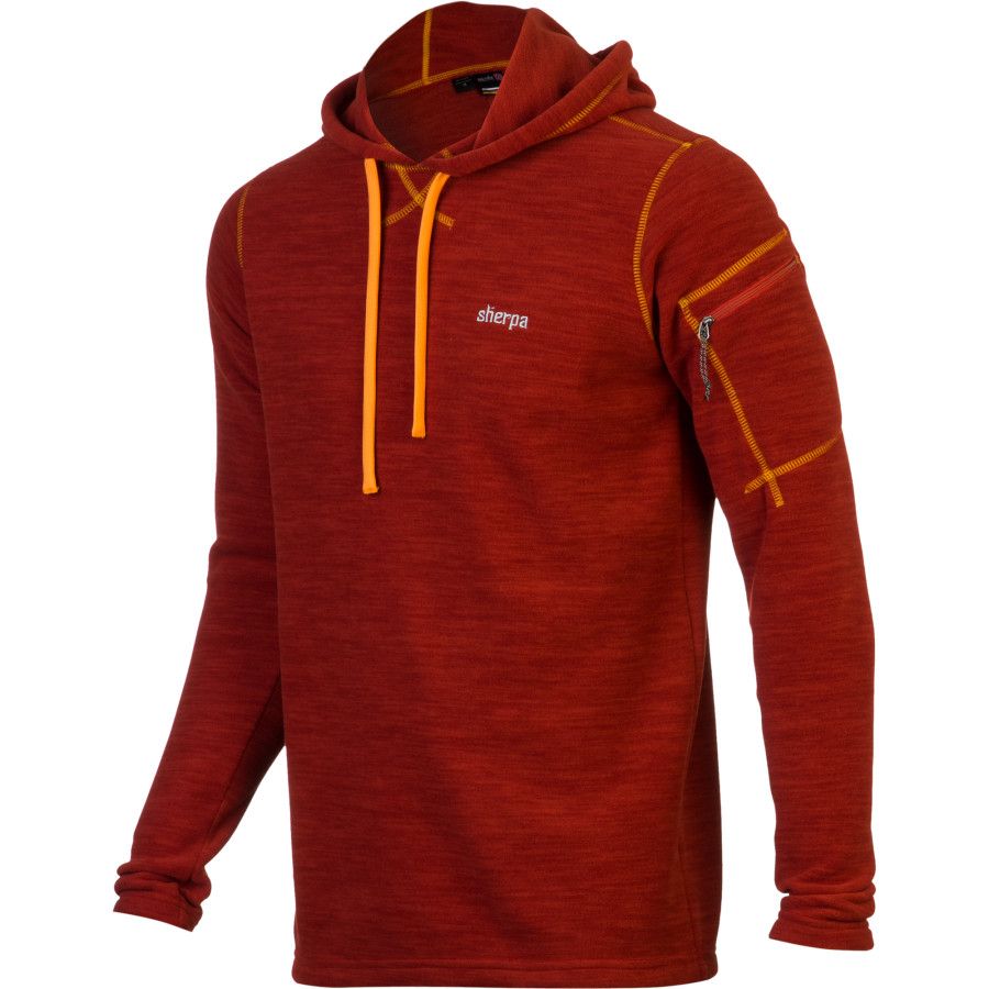 sherpa pullover hoodie men