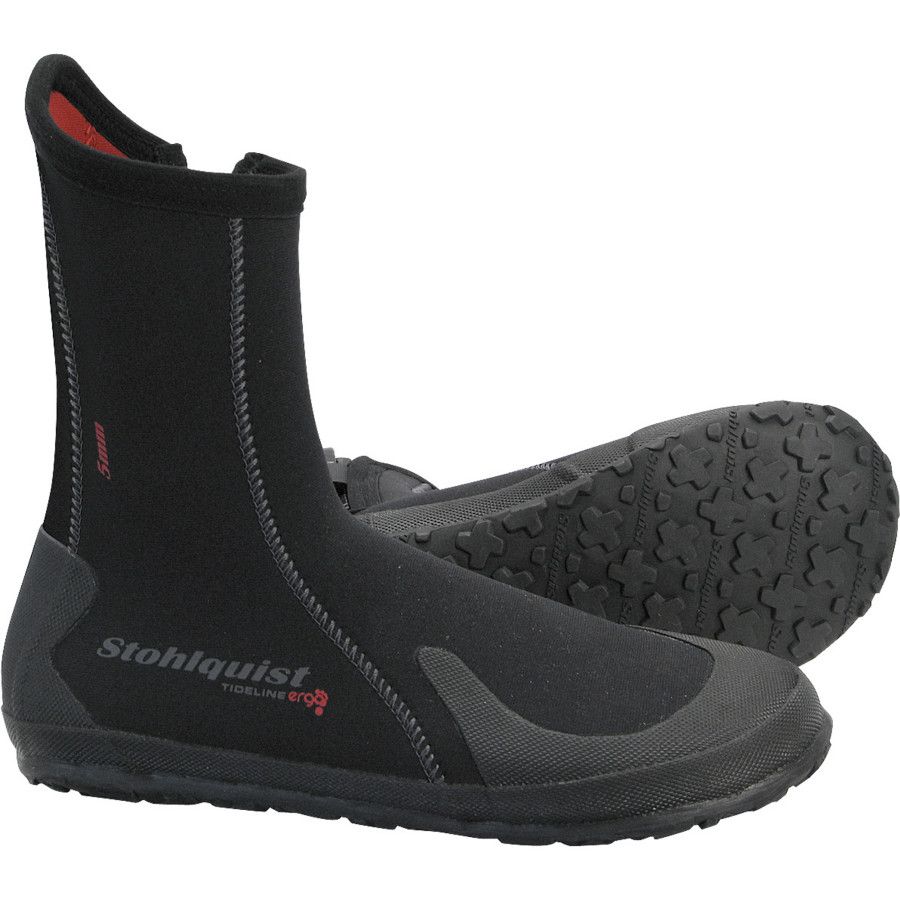 mens neoprene boots stohlquist tideline 5mm neoprene boot s mens neoprene boots stohlquist tideline 5mm neoprene boot s