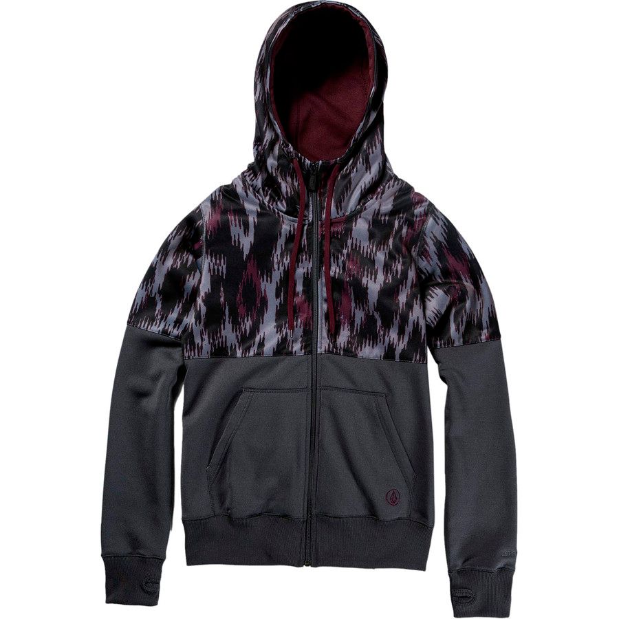 Volcom Panthera Fleece Full-Zip Hoodie - Women's | Backcountry.com