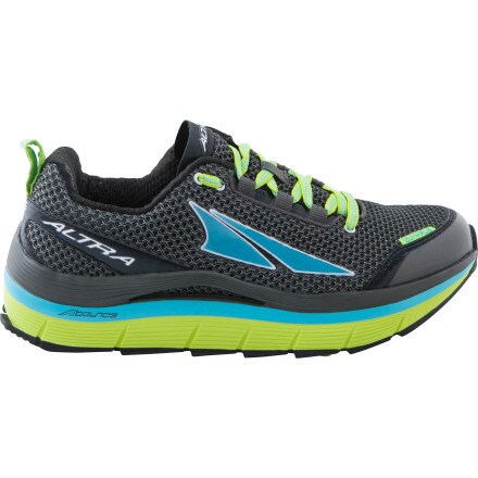 Altra Olympus Trail Running Shoe - Women's Gunmetal/Lime Punch/River Blue, 8.5