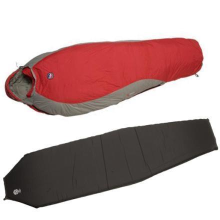 Big Agnes Crater Sleeping Bag: 15 Degree Down w/ Mummy Pad - 2006