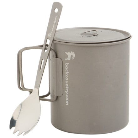 Backcountry.com Titanium Cookset - 700ml Pot /Spork