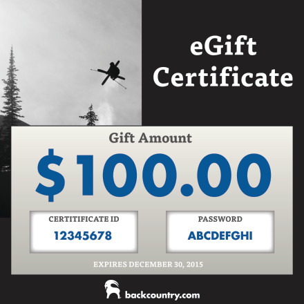 Backcountry.com Gift Certificate