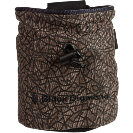 Black Diamond Print Chalk Bag