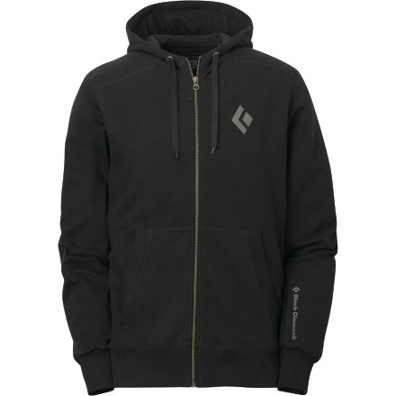 Black Diamond Full-Zip Logo Hoodie