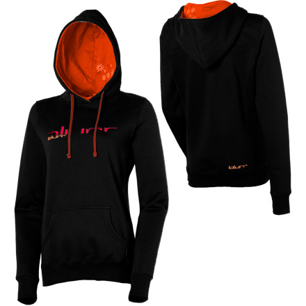 Blurr Slice Logo Hooded Sweatshirt - Women's