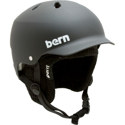 Bern Watts Hard Hat TJ Schneider Audio Helmet  w/Knit Liner - 2009