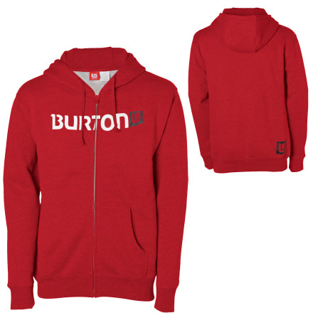 Burton Corp Horizontal Full-Zip Hooded Sweatshirt - Men's - 2008
