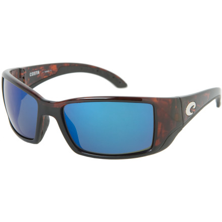 Costa Del Mar Blackfin Polarized Sunglasses - Costa 580 Glass Lens
