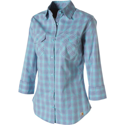 Carhartt Roll-Up Plaid Shirt - Long-Sleeve - Women's