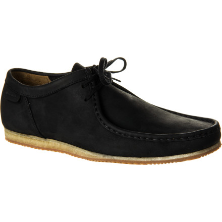 clarks wallabee run black