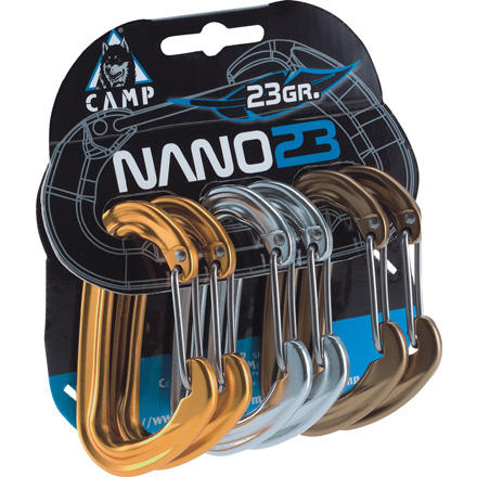 CAMP USA Nano 23 Carabiners - Six Pack - 2008