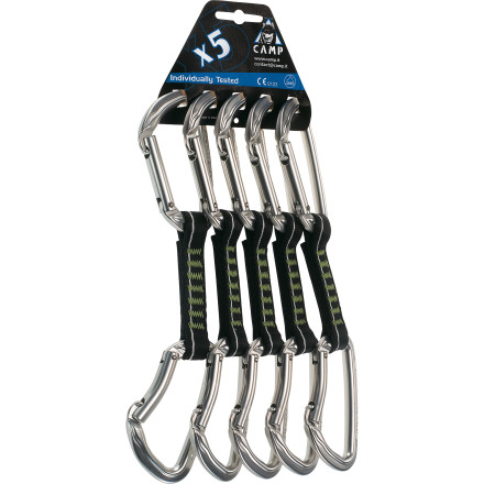 CAMP USA Orbit Express Nylon Quickdraw - 5  Pack