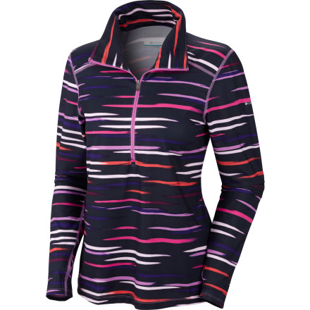 Columbia Trail Crush Printed Half Zip Top