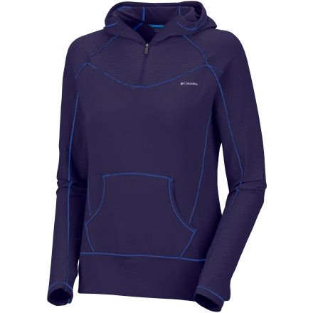 Columbia Anytime Half-Zip Hooded Shirt - Long-Sleeve - Women's
