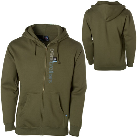 Crank Brothers Full-Zip Hooded Sweatshirt - Men's  - 2008