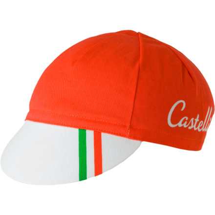 Castelli Podium Collection - Ganna Red Cycling Cap