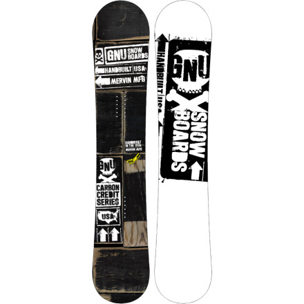 Gnu Carbon Credit BTX Series Snowboard - Wide - 2010