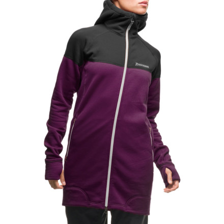 Houdini Stand Tall Houdini Fleece Jacket Womens Lila KTrue Black S