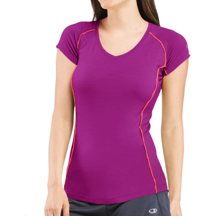 Icebreaker Flash Short Sleeve V