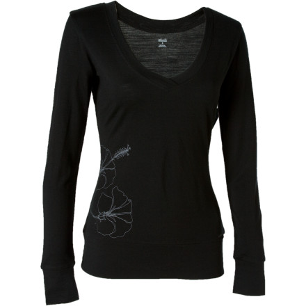 Icebreaker Nature Haven V-Neck Top - Long-Sleeve - Women's