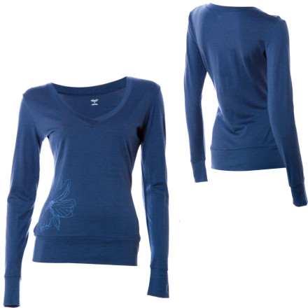 Icebreaker Nature 200 Haven V-Neck Top - Long-Sleeve - Women's