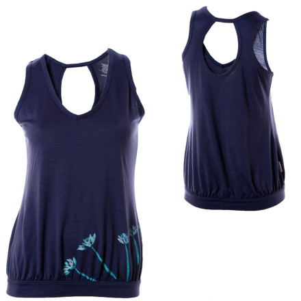 Icebreaker Superfine200 Tour Water Lilies Tank Top - Women's - 2010