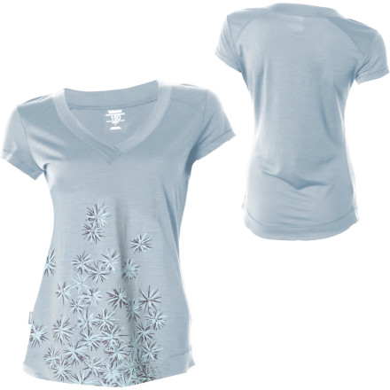 Icebreaker Superfine Meridian Scatter Top - Short-Sleeve - Women's