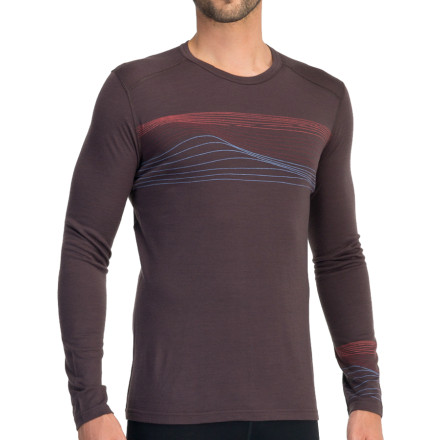 Icebreaker Oasis Long Sleeve Crewe Surge