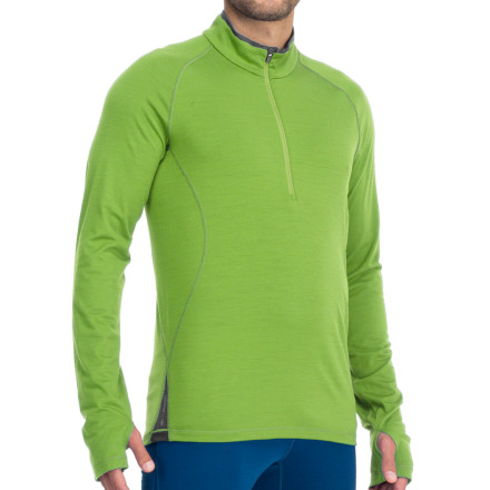 Icebreaker 200 Lightweight LS Sprint Zip