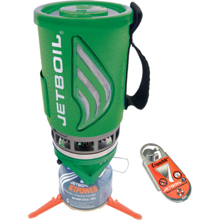 Jetboil Flash Cooking System - CrunchIt Fuel Canister Tool Bundle - 2010