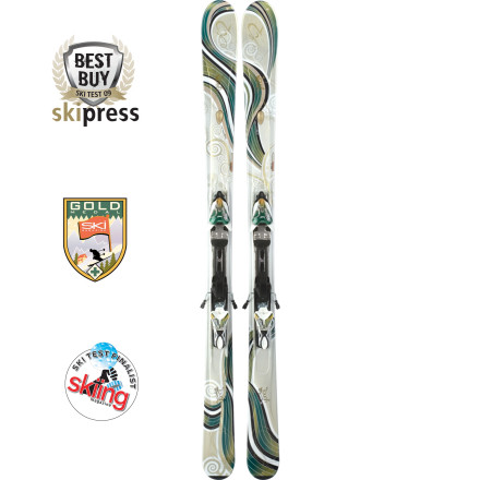 K2 Tough Luv Ski w/ Marker M1 11.0 Ti Binding - Women's - 2008