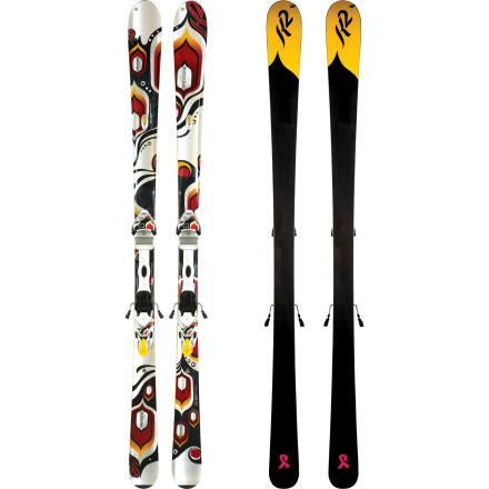 K2 T Nine Burnin Luv Ski w/ Marker ERS 11.0 TC Binding - Women's - 2009