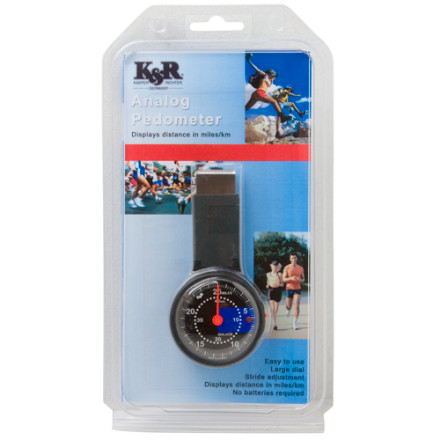 Kasper & Richter Walk 25mi Long Analog Pedometer - 2008