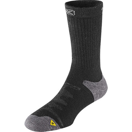 KEEN Olympus Lite Crew Sock - Men's Black, XL