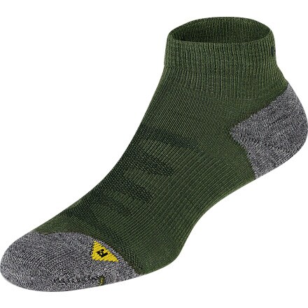 KEEN Olympus Ultralite Low-Cut Socks - Men's Dark Green, L